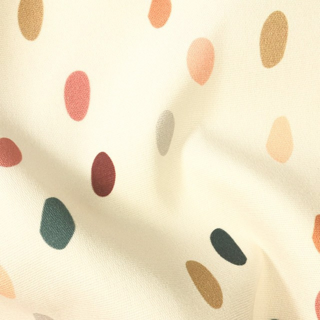 Outdoor Digital Dralond Ecru Polka Dots - Maison Klem